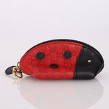 Gucci Micro Guccissima Ladybug Coin Pouch