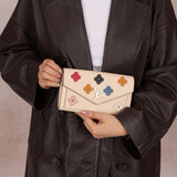 Limited Edition Louis Vuitton Calfskin LockMe Fleurs Bucket w/ LockMe Fleurs Wallet
