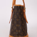 Louis Vuitton Monogram Bucket Bag with Louis Vuitton Mini Pouch