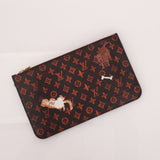 Limited Edition Louis Vuitton x Grace Coddington Catogram Neverfull MM with Pouch