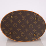 Louis Vuitton Monogram Bucket Bag with Louis Vuitton Mini Pouch