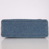 Rare Chanel 1997 Denim Kelly Top Handle