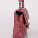 Chanel 2008 Mauve Rose Soft Lambskin East West Classic Flap