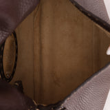 Fendi Calfskin Selleria Chocolate Mini Mamma Baguette