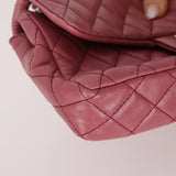 Chanel 2008 Mauve Rose Soft Lambskin East West Classic Flap