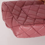 Chanel 2008 Mauve Rose Soft Lambskin East West Classic Flap