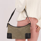 Loewe Suede Anagram Shoulder Bag