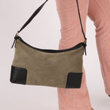 Loewe Suede Anagram Shoulder Bag