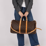 Louis Vuitton Monogram Bandouliere Keepall 50