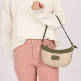 Loewe Anagram Crescent Shoulder Bag