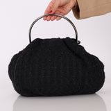 Chanel 2004 Tweed Knitting Bag