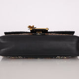 Rare Fendi Embroidered, Sequin & Crystal Floral Baguette