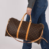 Louis Vuitton Monogram Bandouliere Keepall 50