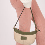Loewe Anagram Crescent Shoulder Bag