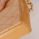 Chanel 2000 Caramel Caviar Single Flap