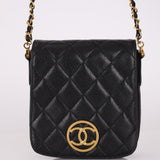 Chanel 24K GP Caviar Mini Chain Bag