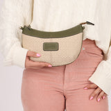 Loewe Anagram Crescent Shoulder Bag