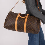 Louis Vuitton Monogram Bandouliere Keepall 50