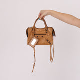 Balenciaga Camel Mini City Bag