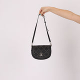Chanel 2017 Calfskin Coco Eyelets Small Flap Bag