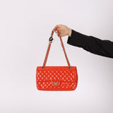 Limited Edition Chanel 2009 Patent Valentine Charms Classic Flap
