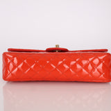Limited Edition Chanel 2009 Patent Valentine Charms Classic Flap