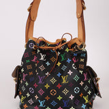 Limited Edition Louis Vuitton x Takashi Murakami Monogram Noir Multicolor Petit Noe