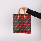 Limited Edition 2005 Louis Vuitton x Takashi Murakami Cerises Sac Plat