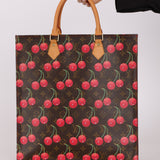Limited Edition 2005 Louis Vuitton x Takashi Murakami Cerises Sac Plat