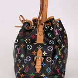 Limited Edition Louis Vuitton x Takashi Murakami Monogram Noir Multicolor Petit Noe