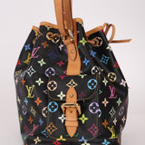 Limited Edition Louis Vuitton x Takashi Murakami Monogram Noir Multicolor Petit Noe