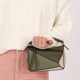 Loewe Tricolor Mini Puzzle Bag