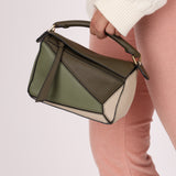 Loewe Tricolor Mini Puzzle Bag