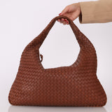 Bottega Veneta Intrecciato Medium Brown Hobo Bag