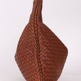 Bottega Veneta Intrecciato Medium Brown Hobo Bag