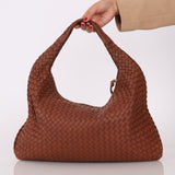 Bottega Veneta Intrecciato Medium Brown Hobo Bag