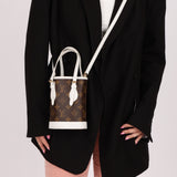 Louis Vuitton Monogram Match Nano Bucket with Key Pouch