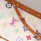 Limited Edition Louis Vuitton x Takashi Murakami Blanc Multicolor Pochette