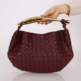 Bottega Veneta Intrecciato Barolo Medium Sardine Bag