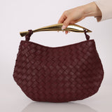 Bottega Veneta Intrecciato Barolo Medium Sardine Bag