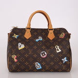 Louis Vuitton Monogram Love Lock Speedy Bandoulière