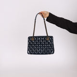 Chanel 2015 Patent Goatskin Eyelet Tote