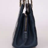 Chanel 2015 Patent Goatskin Eyelet Tote