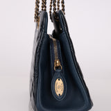 Chanel 2015 Patent Goatskin Eyelet Tote