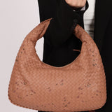 Ultra-Rare Bottega Veneta Medium Lambskin Exotic Butterfly Intrecciato Medium Hobo