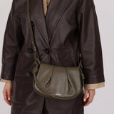 Loewe Olive Calfskin Paseo Flap