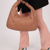 Ultra-Rare Bottega Veneta Medium Lambskin Exotic Butterfly Intrecciato Medium Hobo