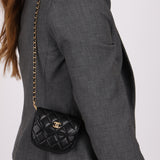 Chanel 2019 Lambskin Pearl Crush Waist Bag
