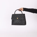 Chanel 2003 Caviar Kelly Top Handle Bag