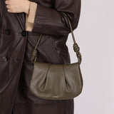 Loewe Olive Calfskin Paseo Flap